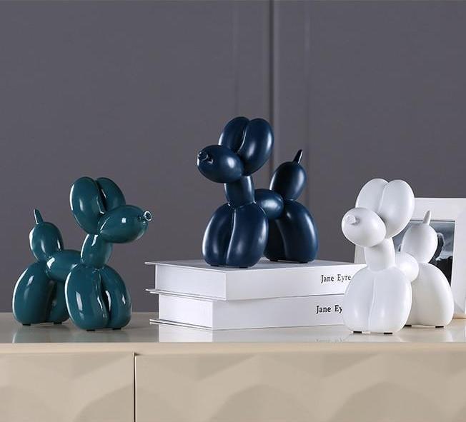 Resin Balloon Dog - Nordic Side - 