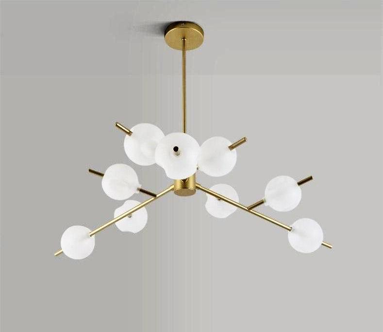 Golden Branches Chandelier - Nordic Side - 