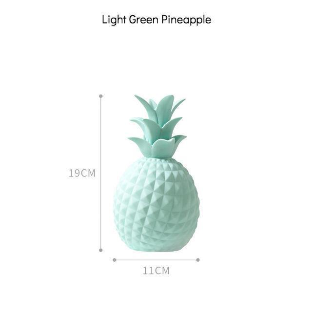 Pastel Ceramic Pineapple Model - Nordic Side - 