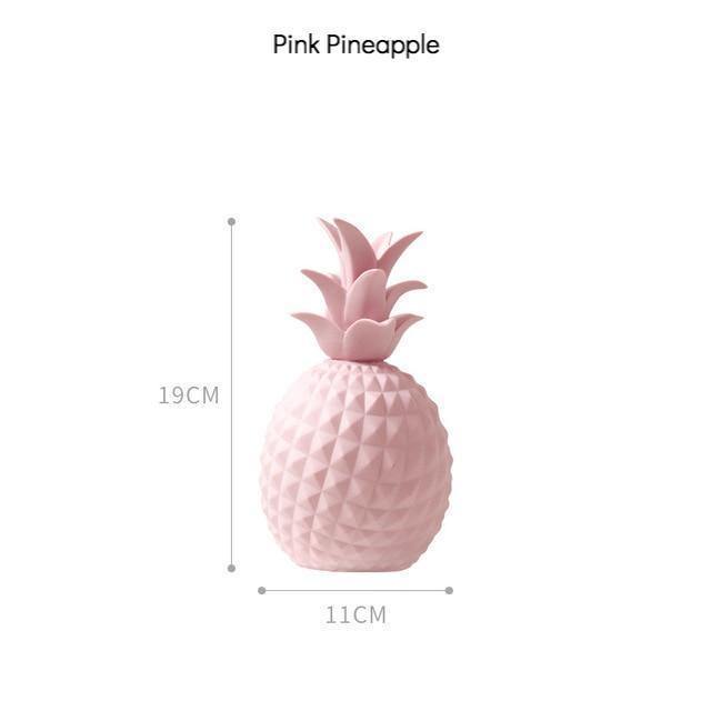 Pastel Ceramic Pineapple Model - Nordic Side - 