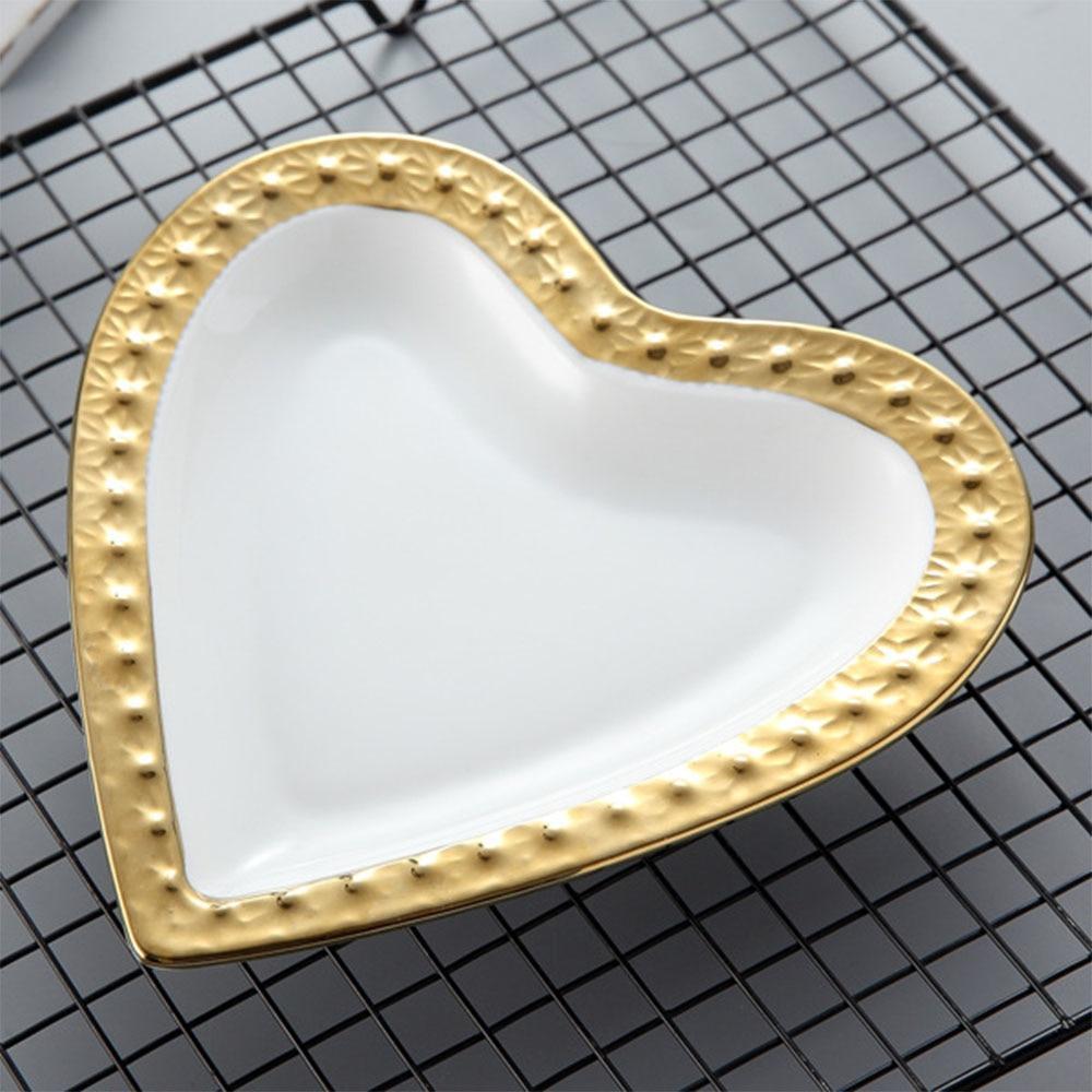 Golden Heart Edge Dinnerware - Nordic Side - 