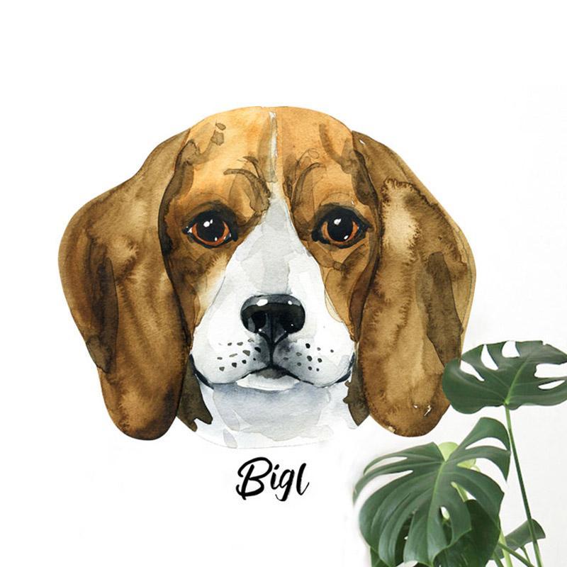 Bigl Dog Wall Stickers - Nordic Side - 