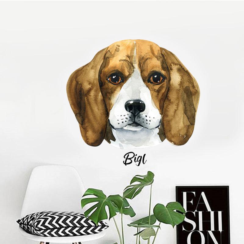 Bigl Dog Wall Stickers - Nordic Side - 