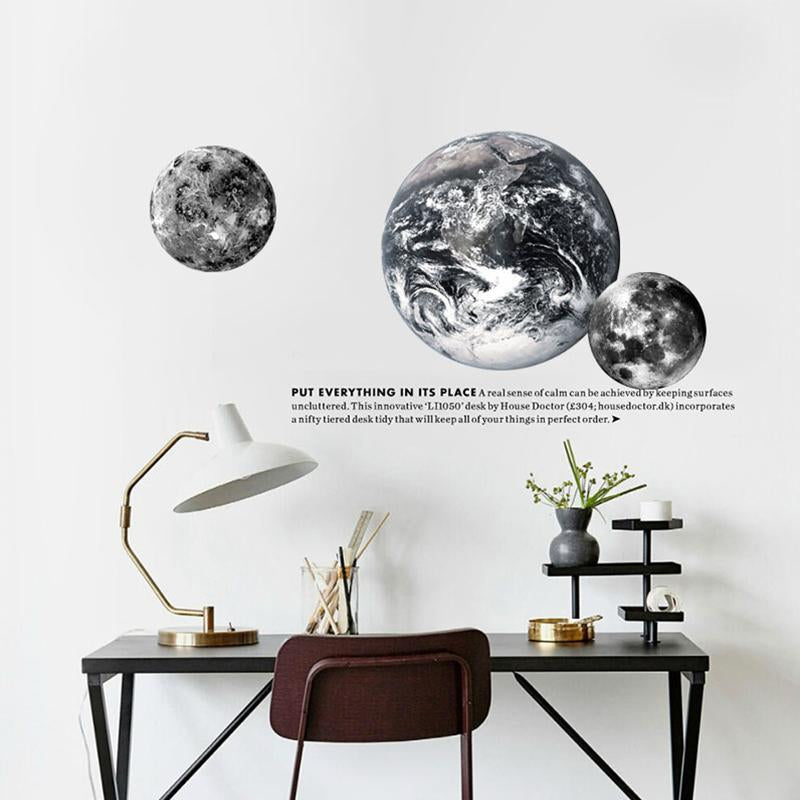 Moon Wall Stickers - Nordic Side - 