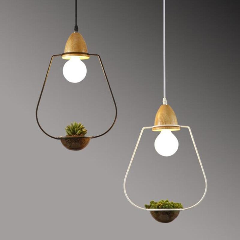 Zox - Modern Nordic Iron Pendant Planter Lamp - Nordic Side - 01-28, best-selling-lights, feed-cl0-over-80-dollars, hanging-lamp, lamp, light, lighting, lighting-tag, modern, modern-lighting,