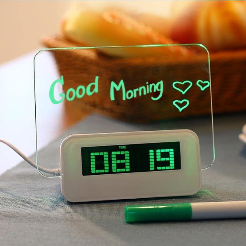 Premium Digital LED Alarm Clock - Nordic Side - 