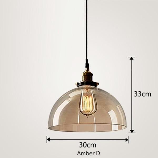 Minimal Industrial Pendant Light - Nordic Side - 