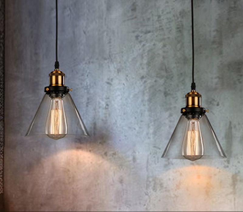 Minimal Industrial Pendant Light - Nordic Side - 