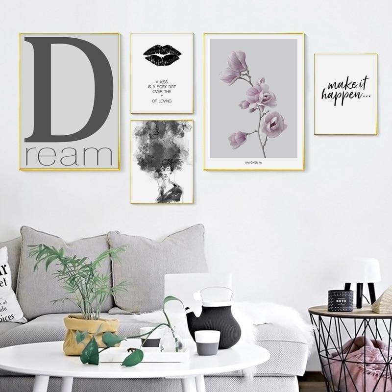 Black Mood Wall Art - Nordic Side - 