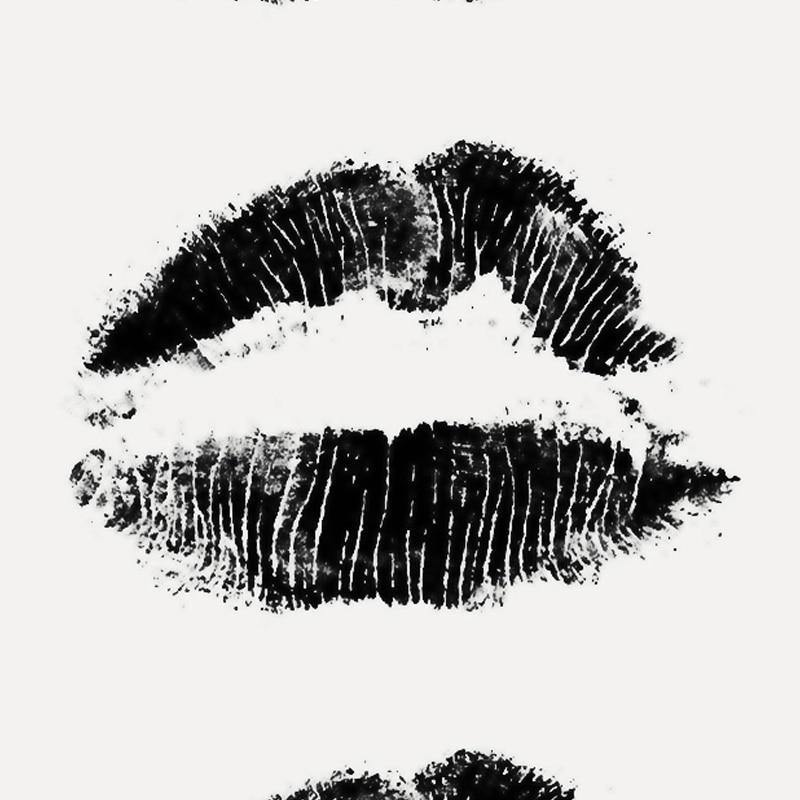 Black Butterfly & Lips Wall art - Nordic Side - 