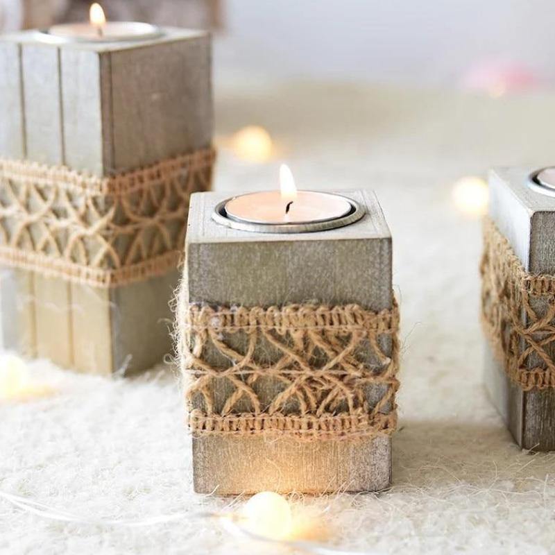 Romantic Nordic Vintage Candlestick - Nordic Side - 