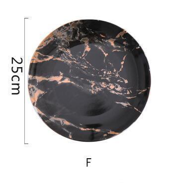 Golden Marble Dinnerware - Nordic Side - 