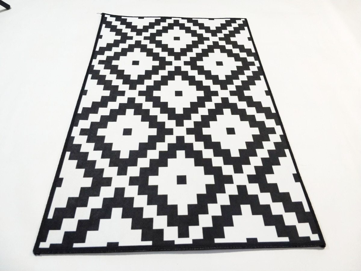 Bold Print Rug - Nordic Side - 12-05, abstract-rug, area-rug, door-mat, geometric-rug, large-rug, modern, modern-nordic, modern-rug, nordic, vintage, vintage-rug