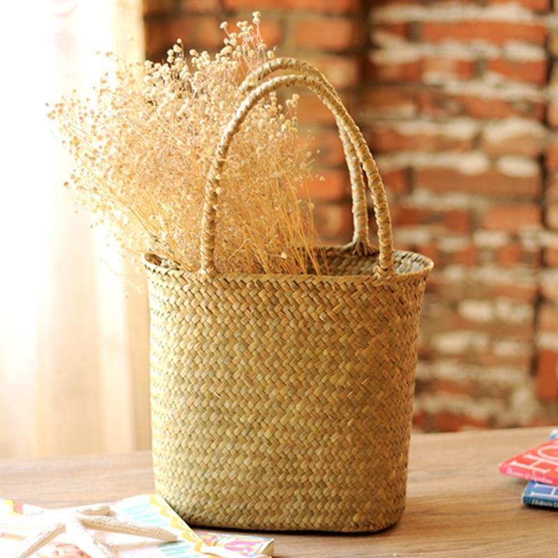 Wicker Weave Basket - Nordic Side - 