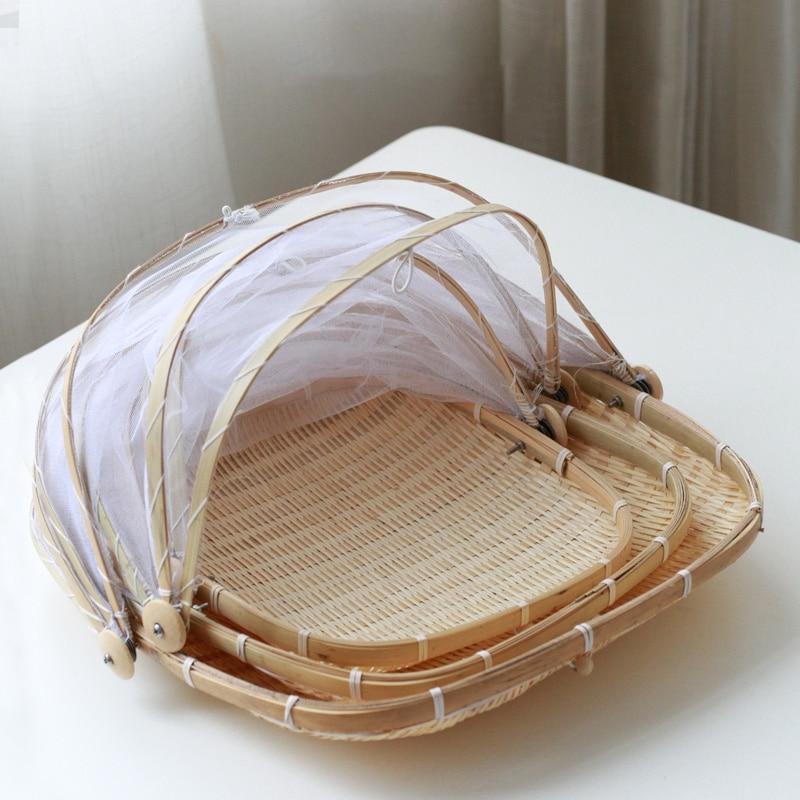 Handmade Bamboo Woven Basket - Nordic Side - 