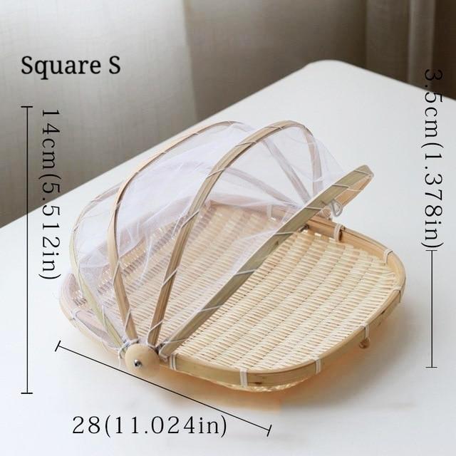 Handmade Bamboo Woven Basket - Nordic Side - 