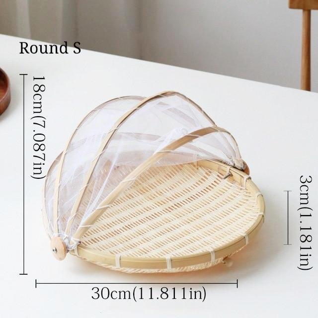 Handmade Bamboo Woven Basket - Nordic Side - 