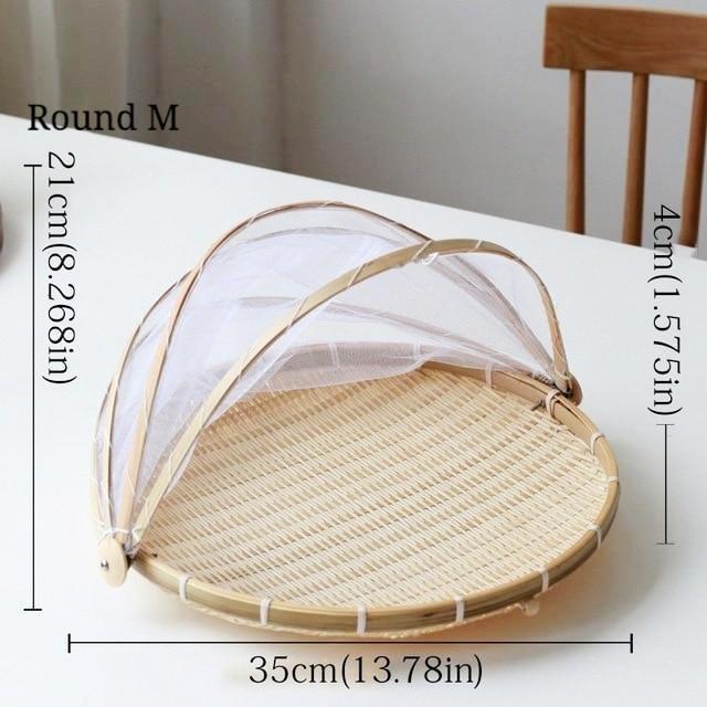 Handmade Bamboo Woven Basket - Nordic Side - 