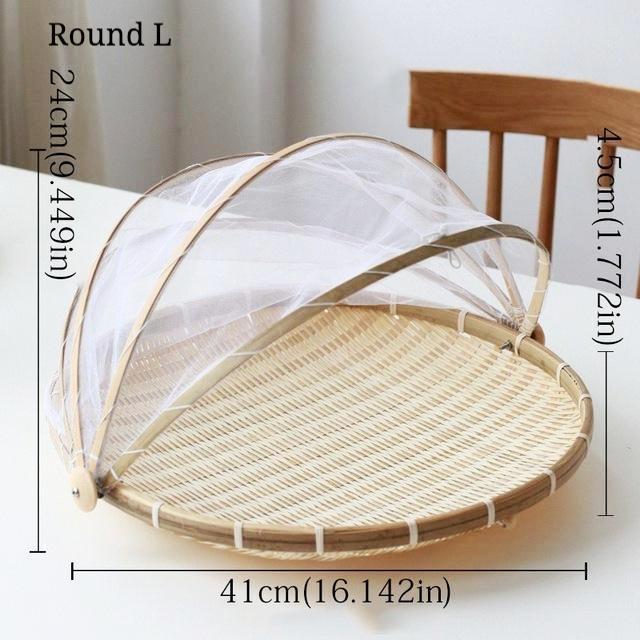 Handmade Bamboo Woven Basket - Nordic Side - 