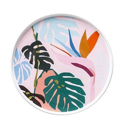 Abstract Floral Plates - Nordic Side - 