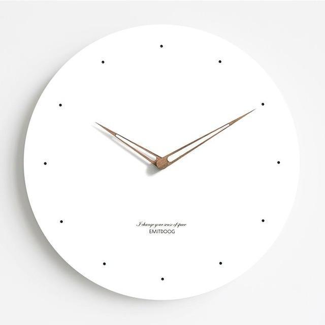 Elestren - Modern Minimalist Clock - Nordic Side - 05-15, feed-cl0-over-80-dollars, modern-wall-clock