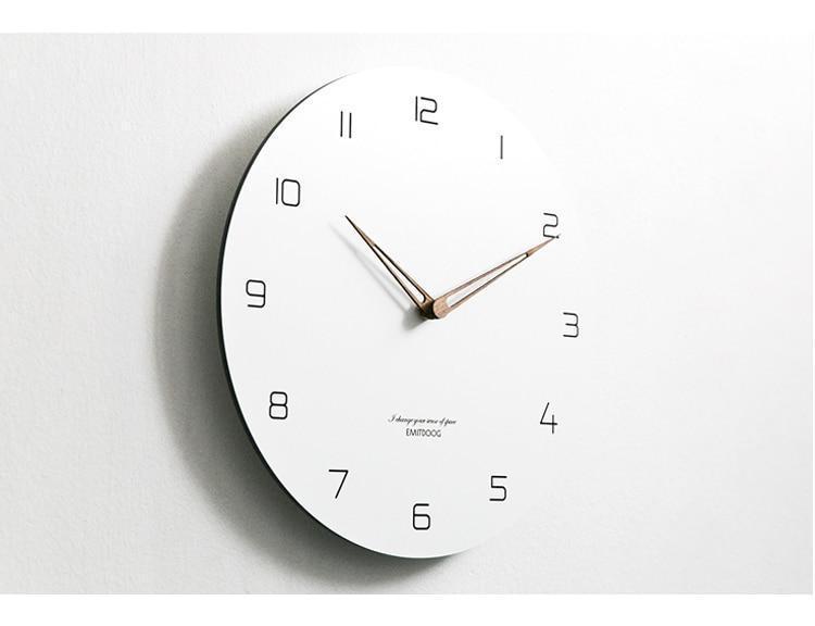 Elestren - Modern Minimalist Clock - Nordic Side - 05-15, feed-cl0-over-80-dollars, modern-wall-clock