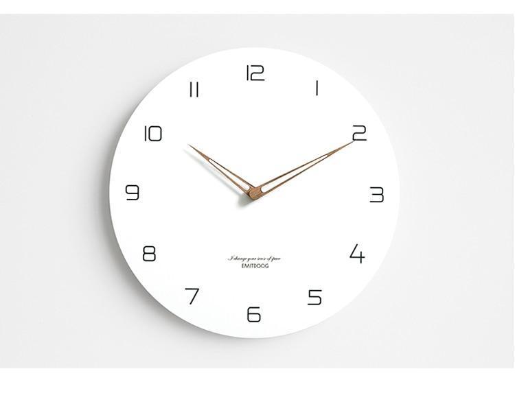 Elestren - Modern Minimalist Clock - Nordic Side - 05-15, feed-cl0-over-80-dollars, modern-wall-clock