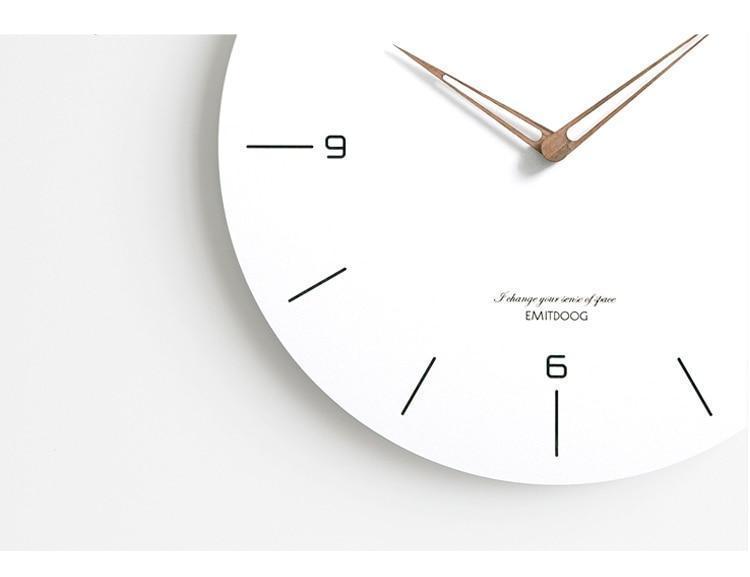 Elestren - Modern Minimalist Clock - Nordic Side - 05-15, feed-cl0-over-80-dollars, modern-wall-clock