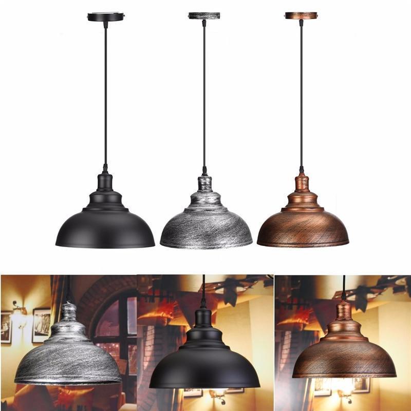 Crios - Vintage Industrial Dome Hanging Lamp - Nordic Side - 03-19, best-selling-lights, hanging-lamp, industrial, lamp, light, lighting, lighting-tag, modern, modern-lighting, US, vintage, v