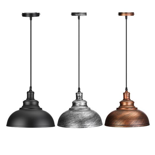 Crios - Vintage Industrial Dome Hanging Lamp - Nordic Side - 03-19, best-selling-lights, hanging-lamp, industrial, lamp, light, lighting, lighting-tag, modern, modern-lighting, US, vintage, v