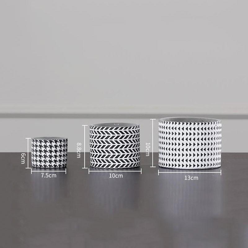 Geometry Pattern Pot - Nordic Side - 