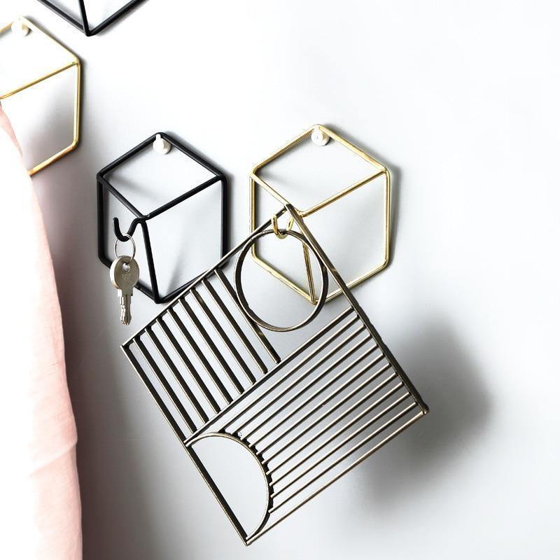 Iron Hexagonal Hanging Organisers - Nordic Side - 