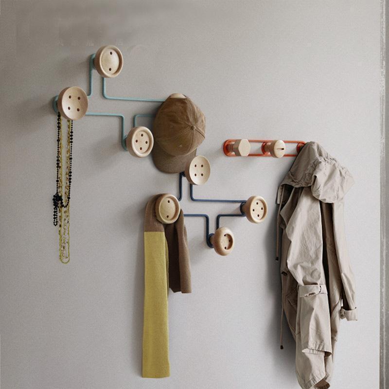 Aro - Modern Nordic Button Coat Rack - Nordic Side - 06-04, feed-cl0-over-80-dollars