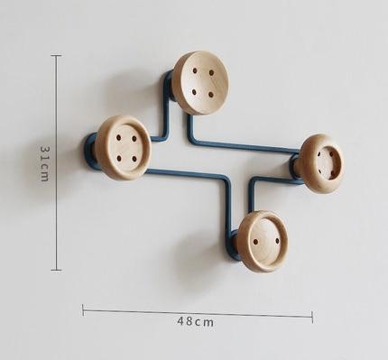 Aro - Modern Nordic Button Coat Rack - Nordic Side - 06-04, feed-cl0-over-80-dollars