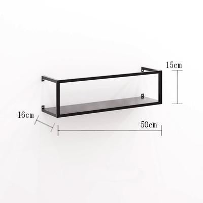 Brock Modern Iron Frame Shelves