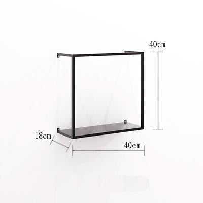 Brock Modern Iron Frame Shelves