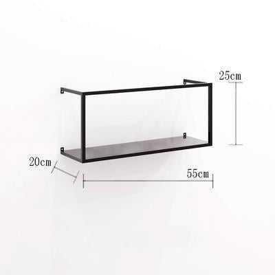 Brock Modern Iron Frame Shelves