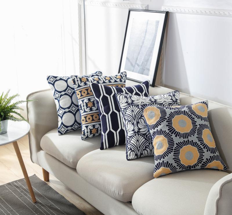 Classic Embroidery Cushion - Nordic Side - 