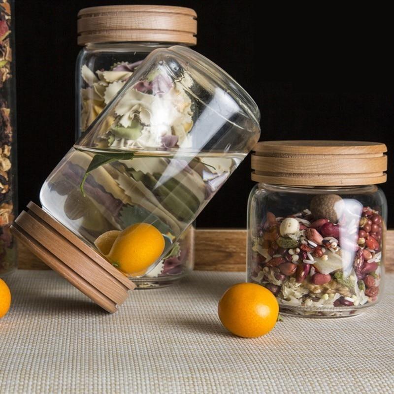 Glass Jars with Cork - Nordic Side - 