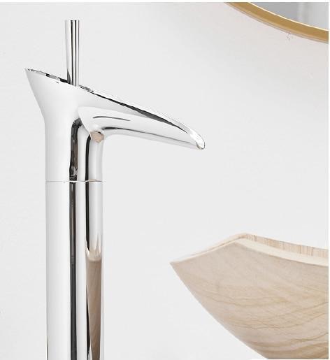 Luxury Oriental Waterfall Faucet - Nordic Side - 12-12, bathroom, bathroom-collection, bathroom-faucet, fab-faucets, faucet, feed-cl0-over-80-dollars, kitchen, kitchen-faucet, luxury, modern,