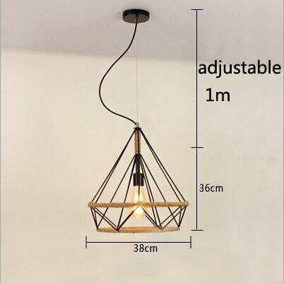 Vintage Rope Pendant Light - Nordic Side - 