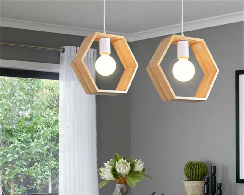 Geometric Hanging Wooden Lights - Nordic Side - 11-27, best-selling-lights, feed-cl0-over-80-dollars, geometric, geometric-lamp, hanging-lamp, lamp, light, lighting, lighting-tag, modern, mod