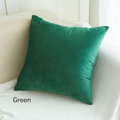 Square Velvet Cushion Cover - Nordic Side - 