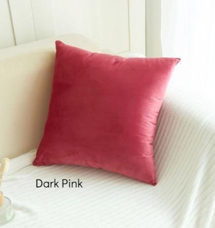 Square Velvet Cushion Cover - Nordic Side - 