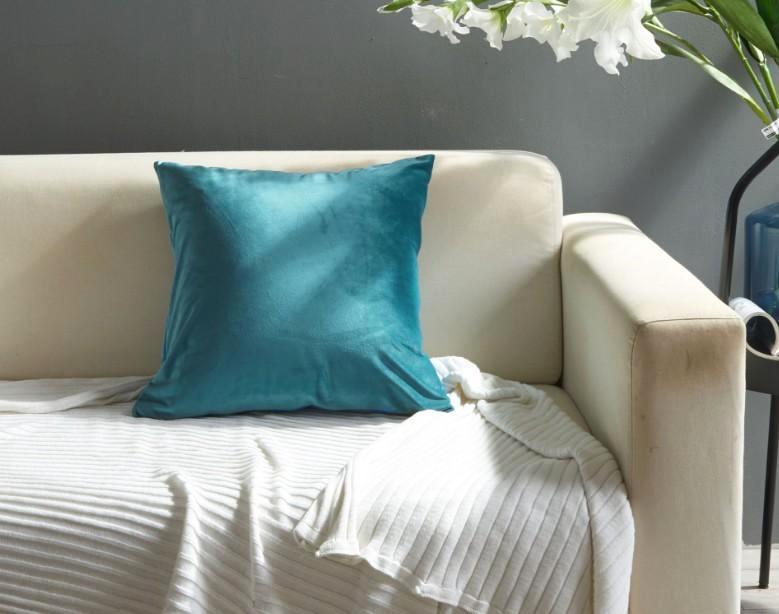 Square Velvet Cushion Cover - Nordic Side - 