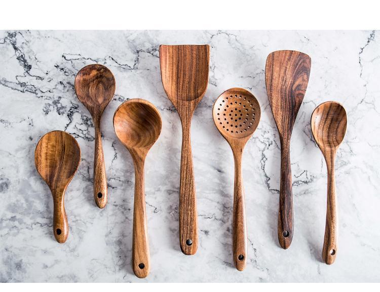 Teak Wood Utensils - Nordic Side - 