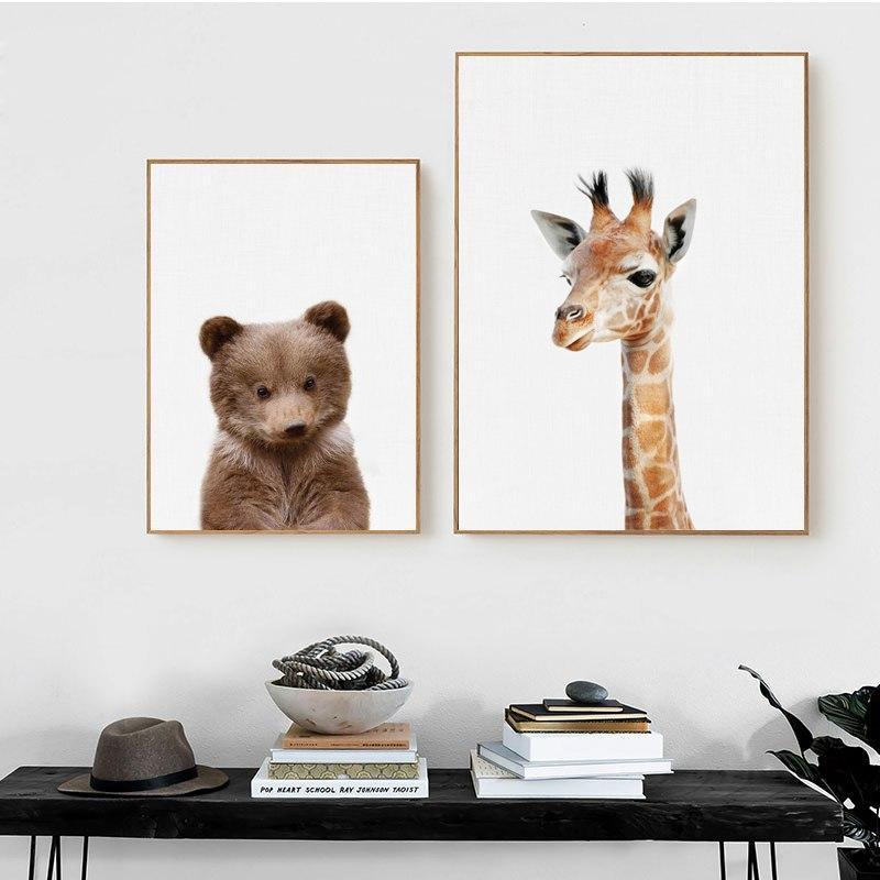 Baby Bear & Giraffe - Nordic Side - 