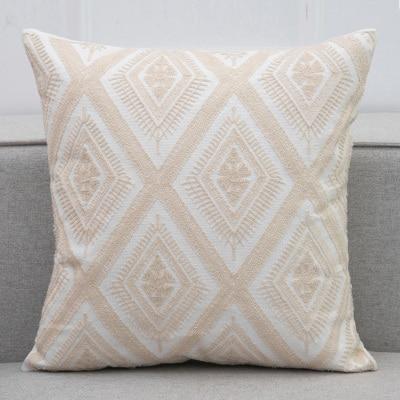 Lace Embroidered Cushion - Nordic Side - 