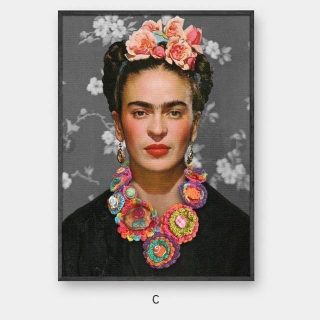 Frida with Flowers - Nordic Side - 