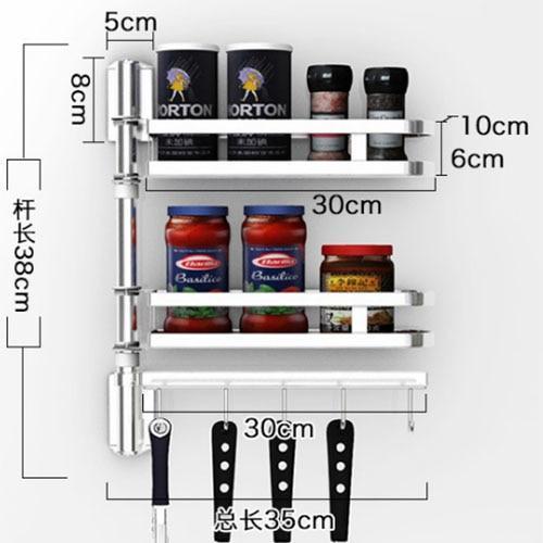 Girabit - Rotatable Multi Level Kitchen Organizer - Nordic Side - 01-16, feed-cl0-over-80-dollars